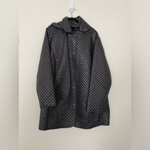 St. John’s Bay Black Quilted Coat Size 3X